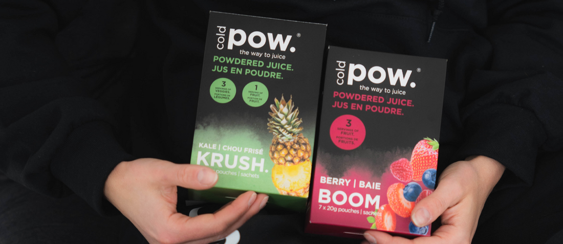 Gut Health with Coldpow: the Cleansing Power of KALE KRUSH and the Antioxidant-Rich Benefits of BERRY BOOM